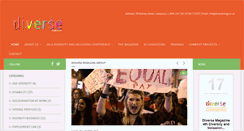 Desktop Screenshot of diversemag.co.uk